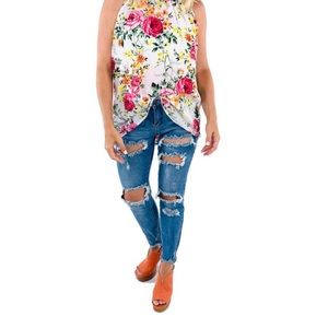 JUDY BLUE JB8421 Distressed Girlfriend Jean 11/30